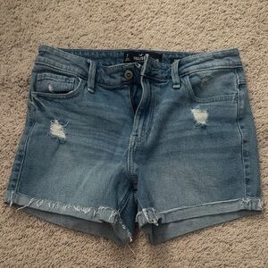 Hollister Women's Distressed Blue Jean Shorts